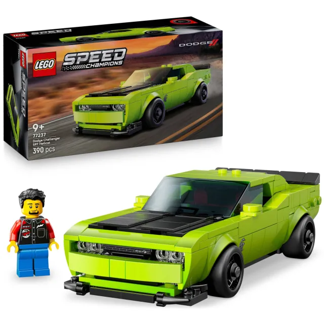 Lego Speed Champions Dodge Challenger SRT Hellcat sportauto 77237, foto 2