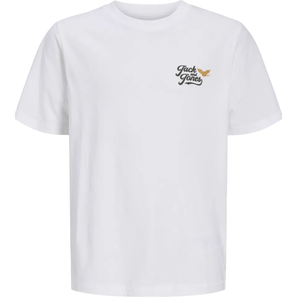 Jack & Jones junior t-shirt met backprint wit, foto 2