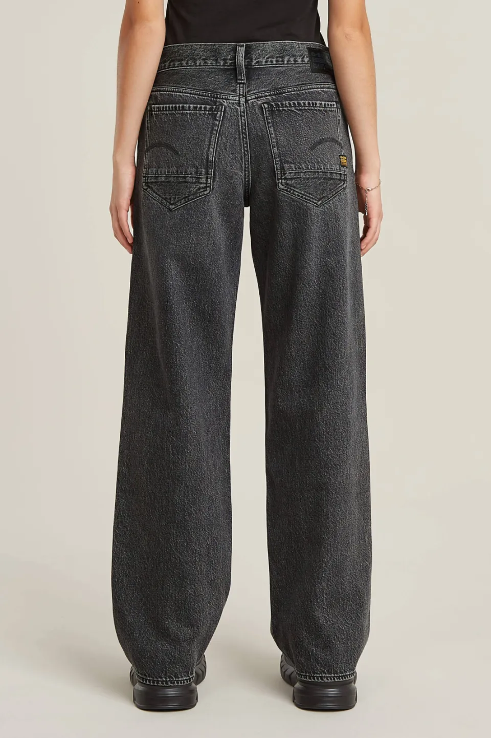 G-Star low waist loose fit jeans black denim, foto 3