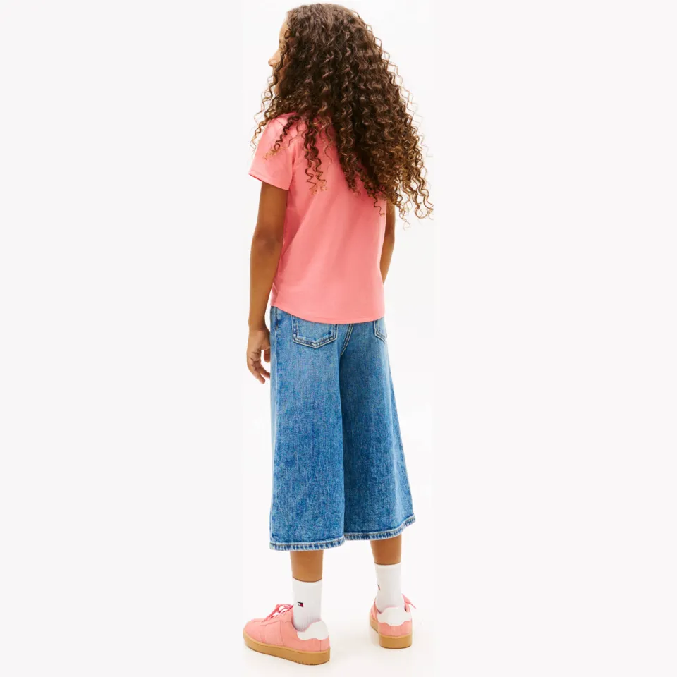 Tommy Hilfiger T-shirt roze, foto 3