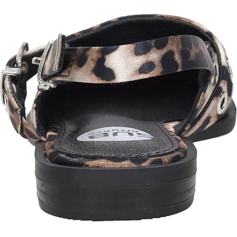 Sub55 Slingback ballerina luipaardprint beige, foto 3
