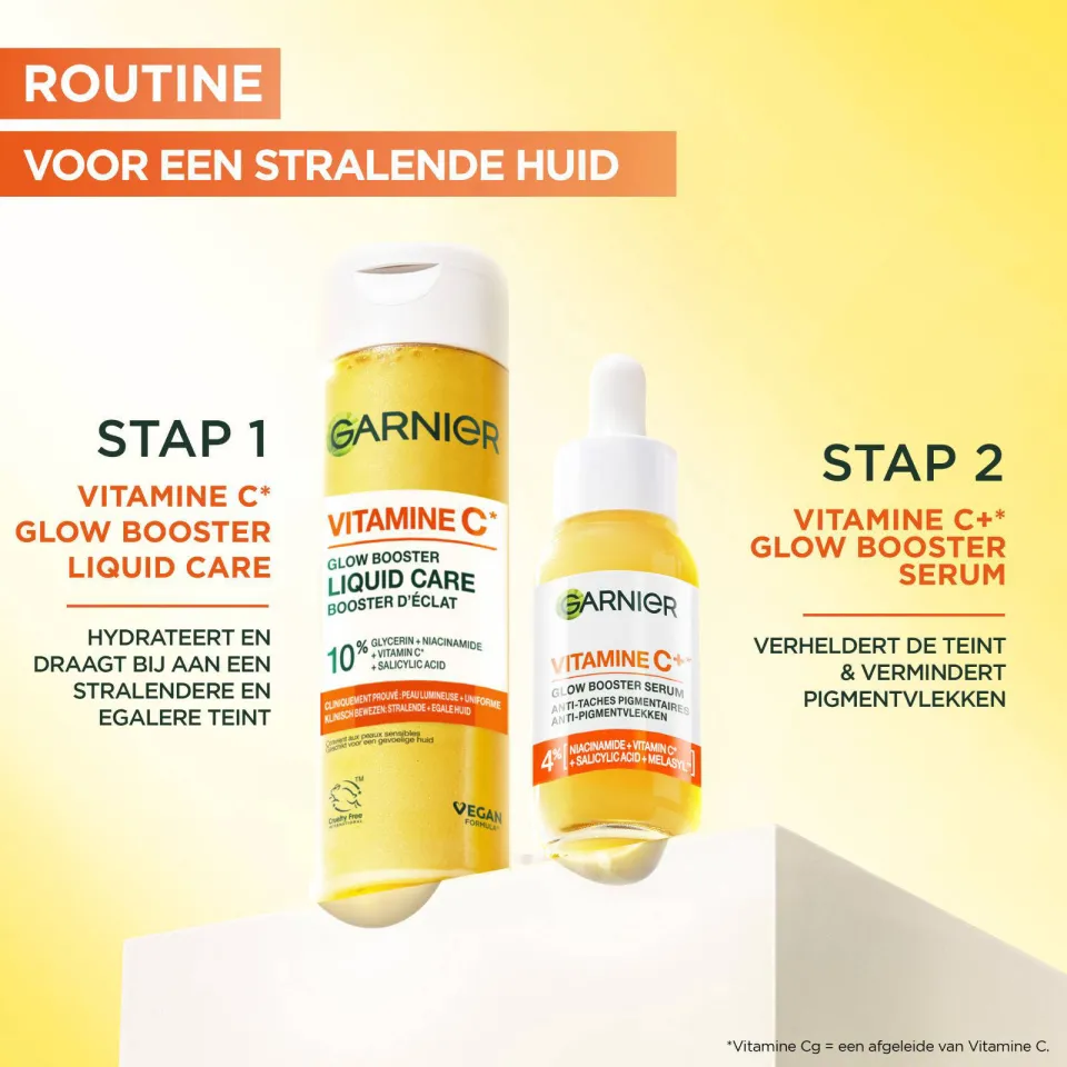 Garnier Skinactive Vitamine C* Glow Booster Liquid Care - 120ml, foto 4