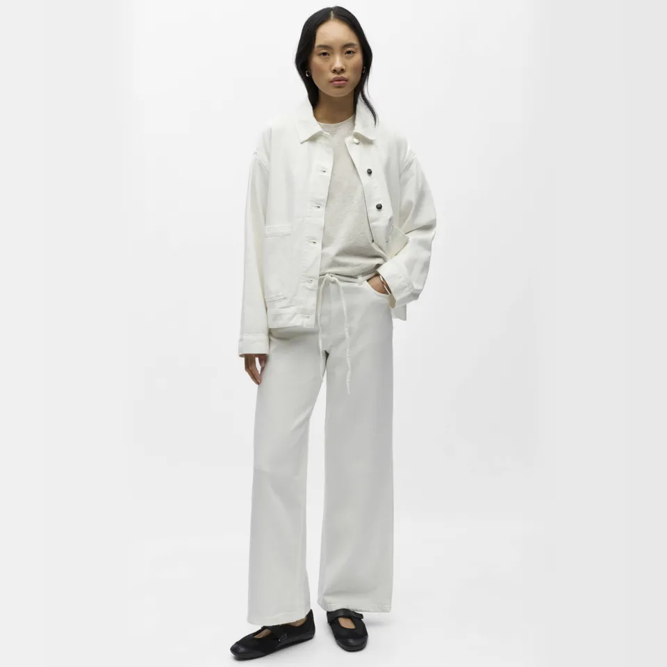 Object wide leg jeans wide leg jeans Wit