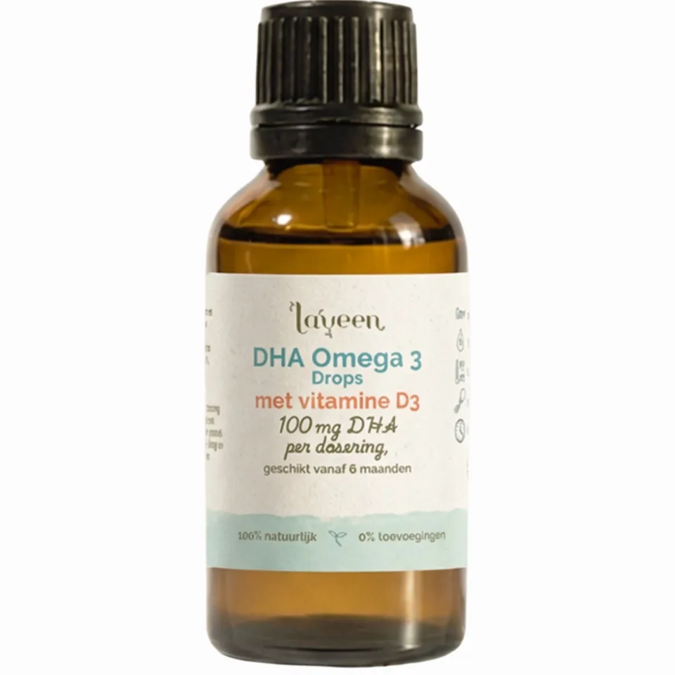 Laveen DHA Omega Drops met Vitamine D 30 ml