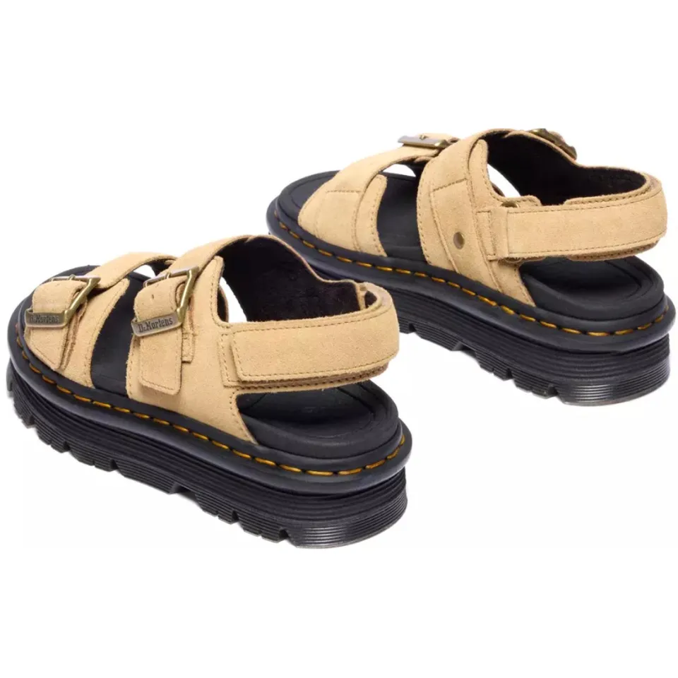 Dr. Martens Zebzag suède leren sandalen savannah tan, foto 7