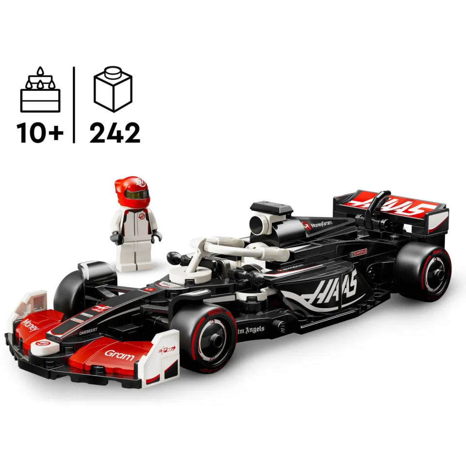 Lego Speed Champions MoneyGram Haas F1® Team VF-24 racewagen 77250, foto 5