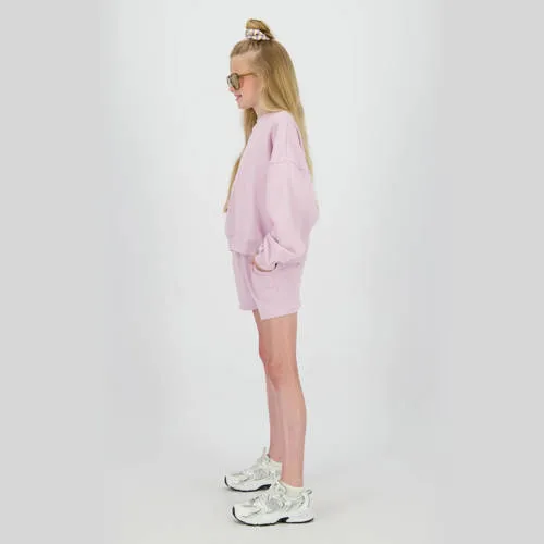 Raizzed regular waist sweatshort roze, foto 3
