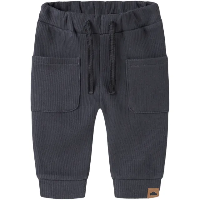 NAME IT gebreide joggingbroek antraciet