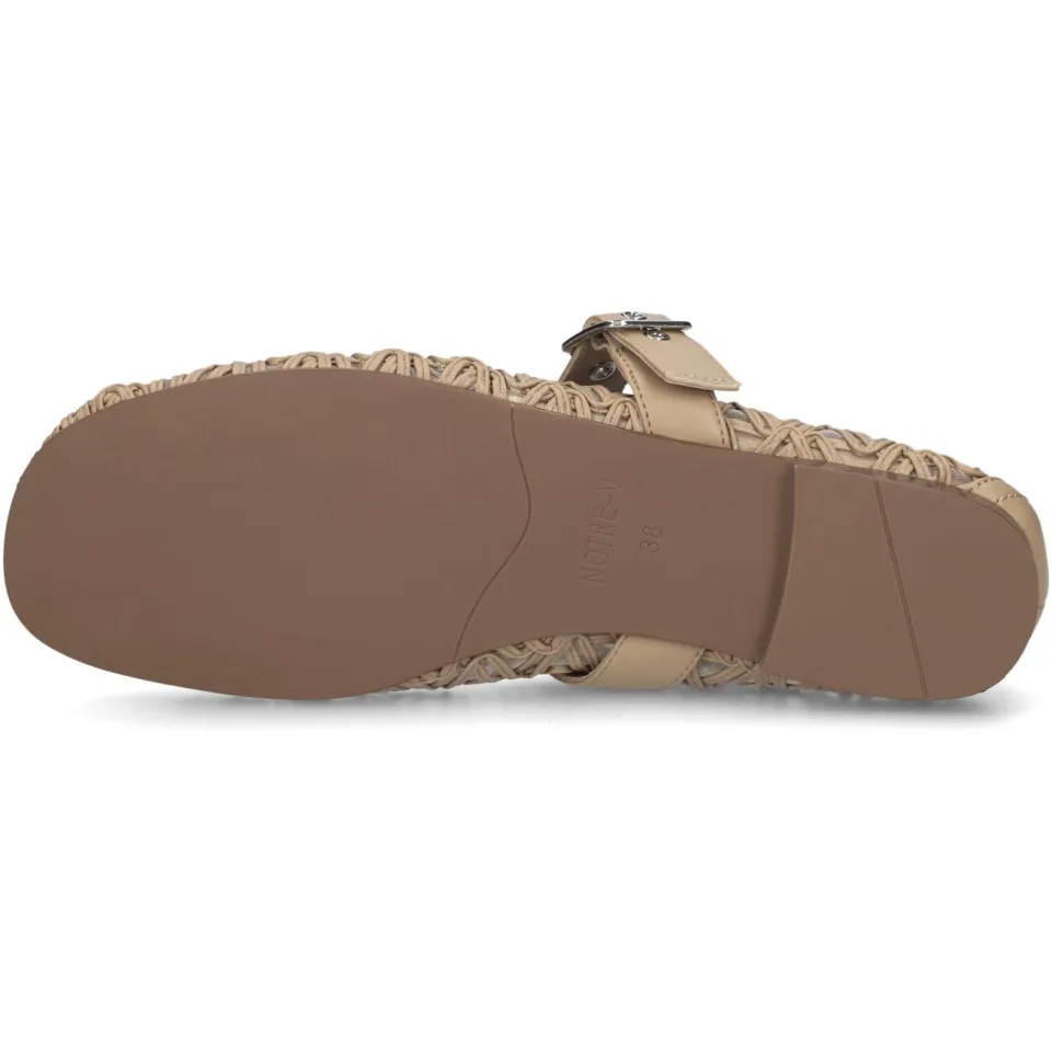 Notre-V Ballerina's Popper Beige, foto 5