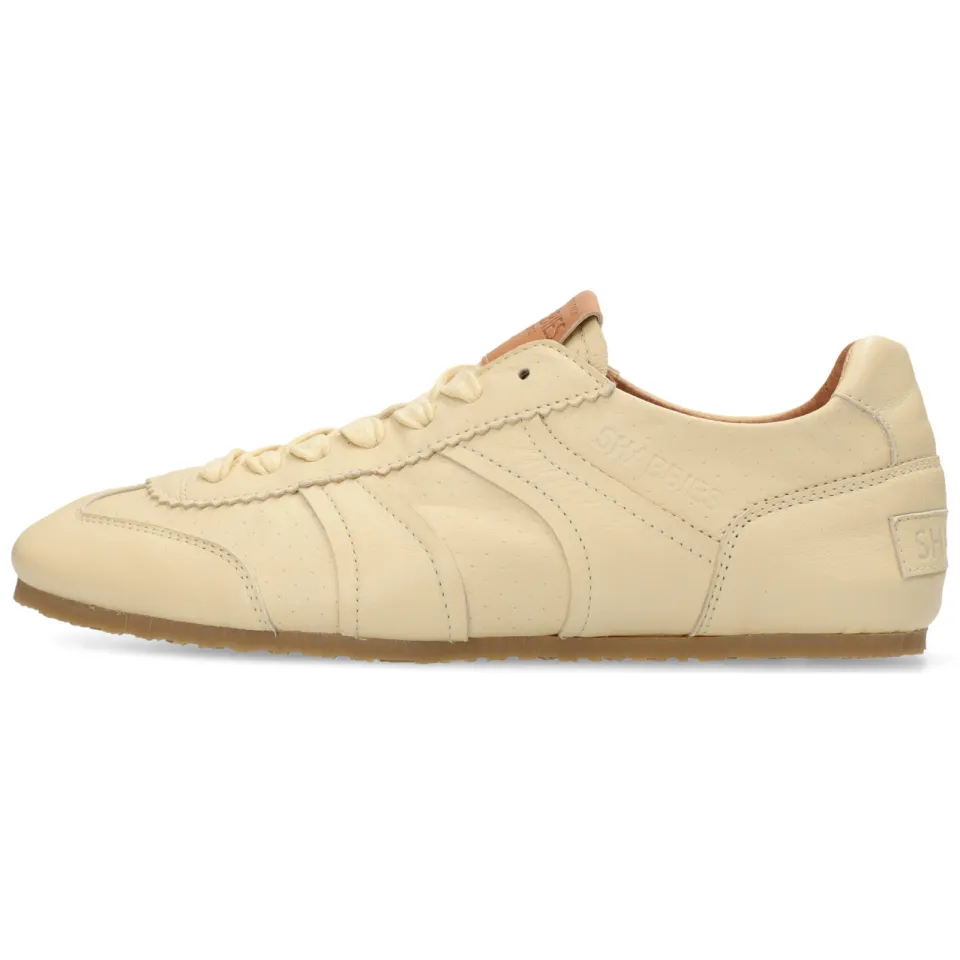 Shabbies Amsterdam Ciska Base leren sneakers lichtgeel pastel yellow, foto 4