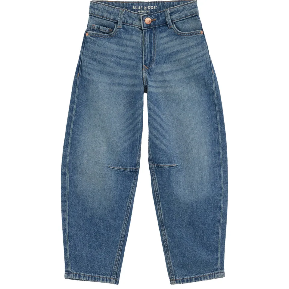 WE Fashion Blue Ridge barrel jeans - medium blauw, foto 2