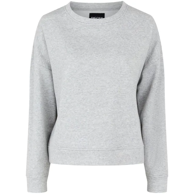 Pieces sweater PCCHILLI grijs