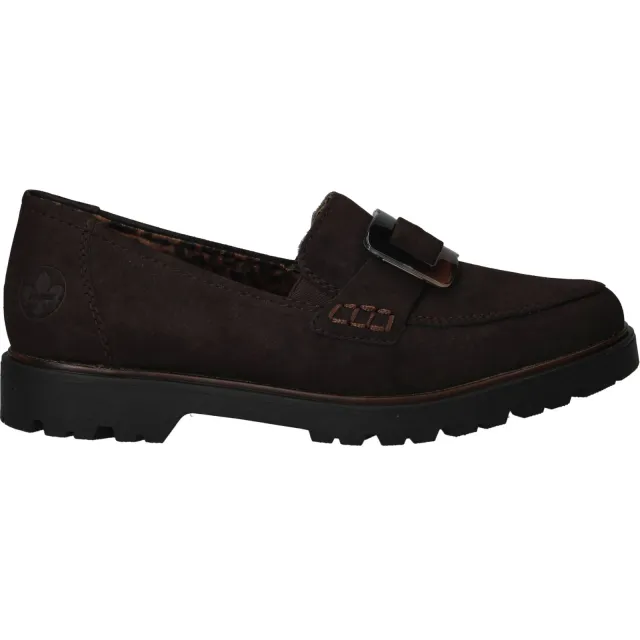 Rieker mocassin donkerbruin