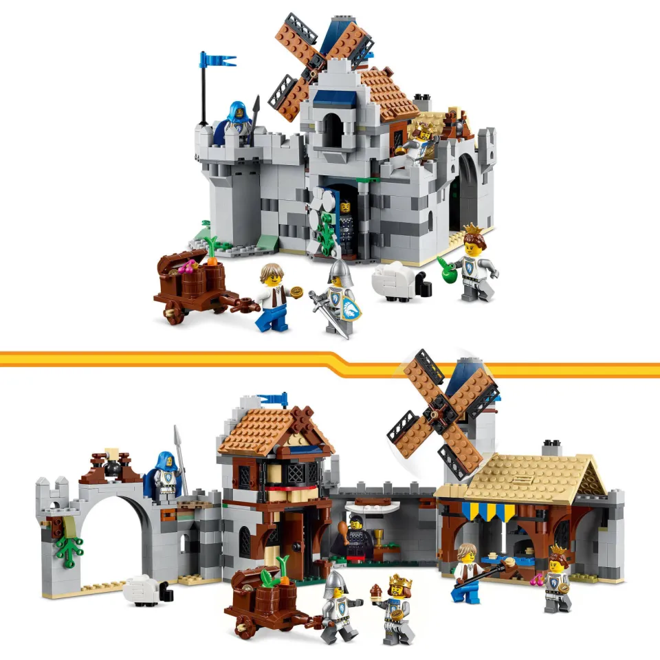 Creator LEGO Iconic Middeleeuws kasteel met ridders te paard 31168, foto 4