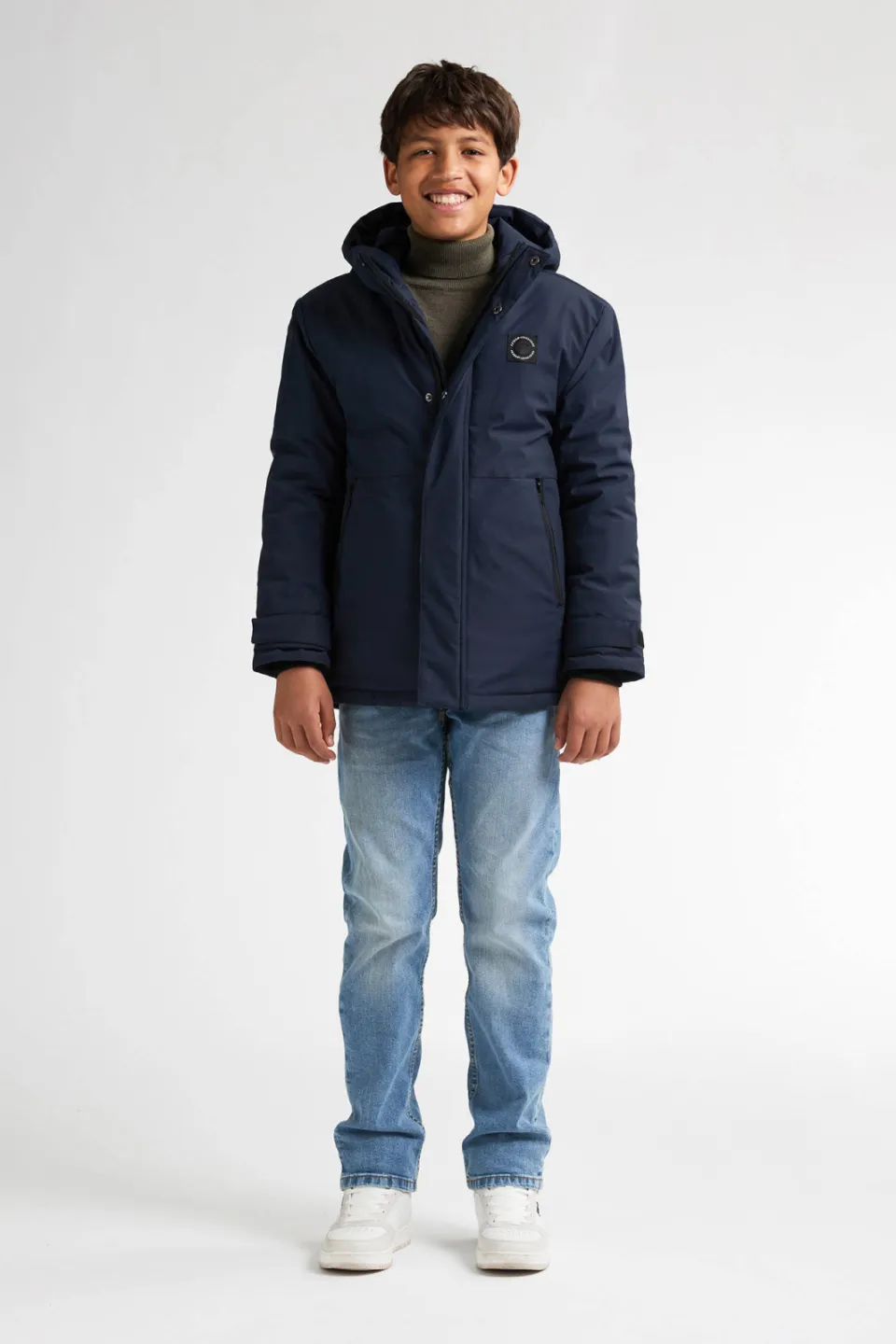 Petrol Industries parka marineblauw Marine blauw