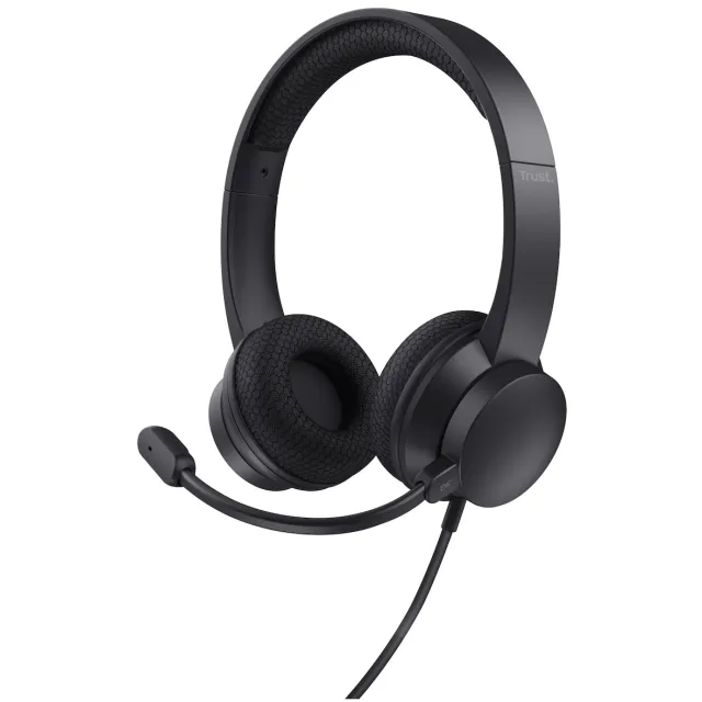 Trust HS-260 USB-ENC headset zwart