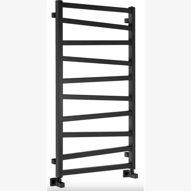 Sapho Designradiator Sapho Zig Recht 60x109.6 cm 497W Mat Zwart