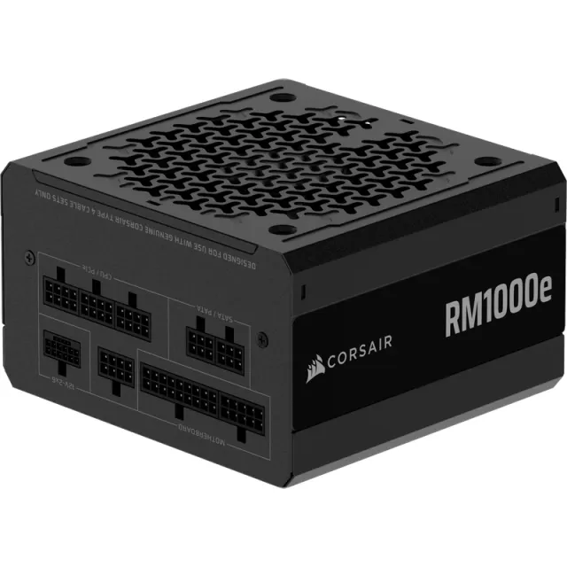 Corsair RM1000e ATX 3.1 voeding zwart
