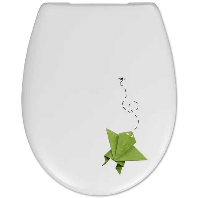 Cedo Toiletzitting Cedo Frog en Flies Softclose Wit