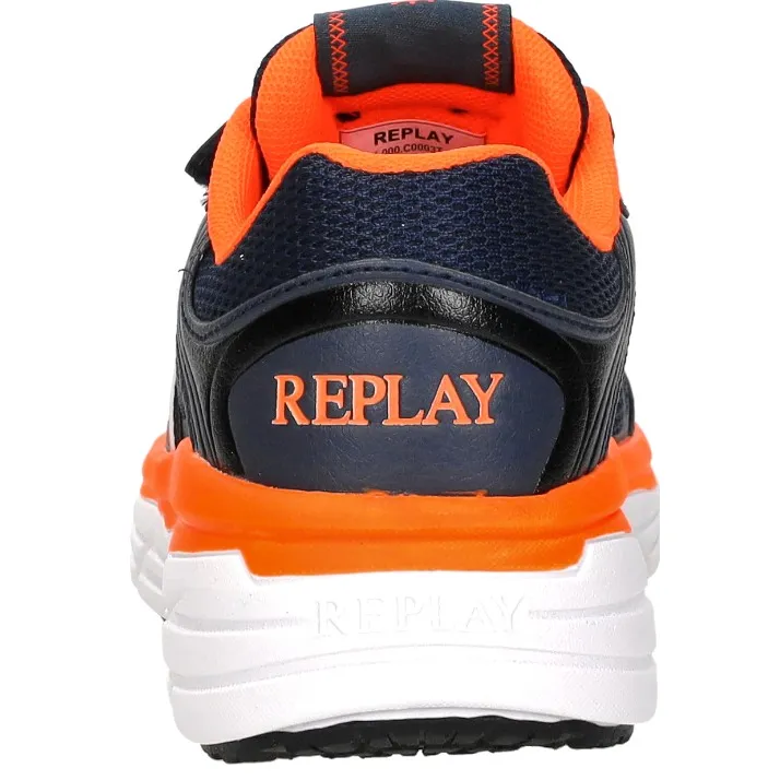 Replay Christal sneaker blauw, foto 4