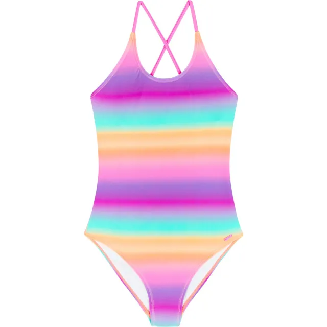 Protest PRTRAINBOW JR badpak fuchsia/turquoise/oranje