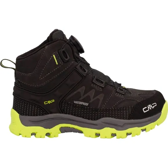 CMP Kid's Kiruna Mid Fitgo Fleece WP - Winterschoenen, zwart