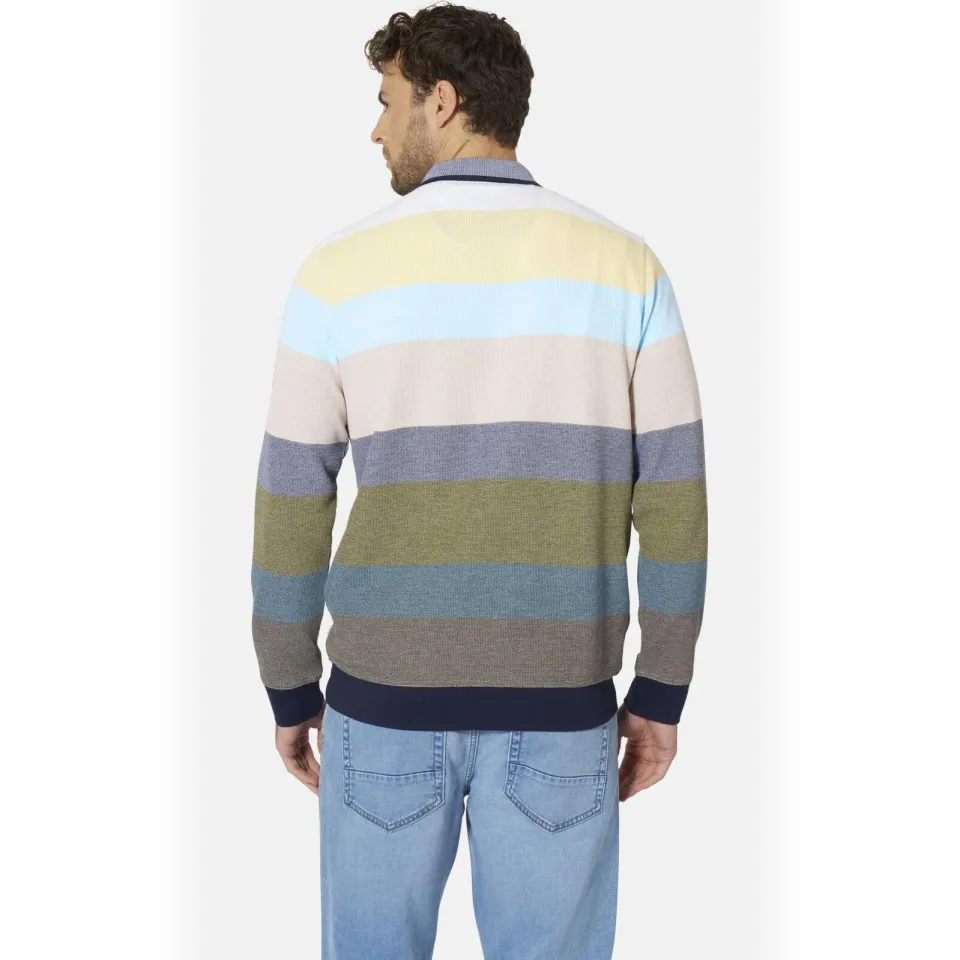 Babista regular fit gebreide gestreepte trui Plus Size - meerkleurig geel/blauw, foto 5
