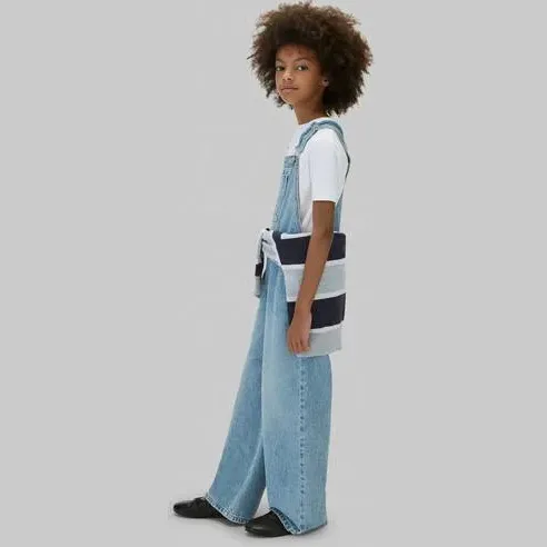 Calvin Klein denim tuinbroek medium blue, foto 3