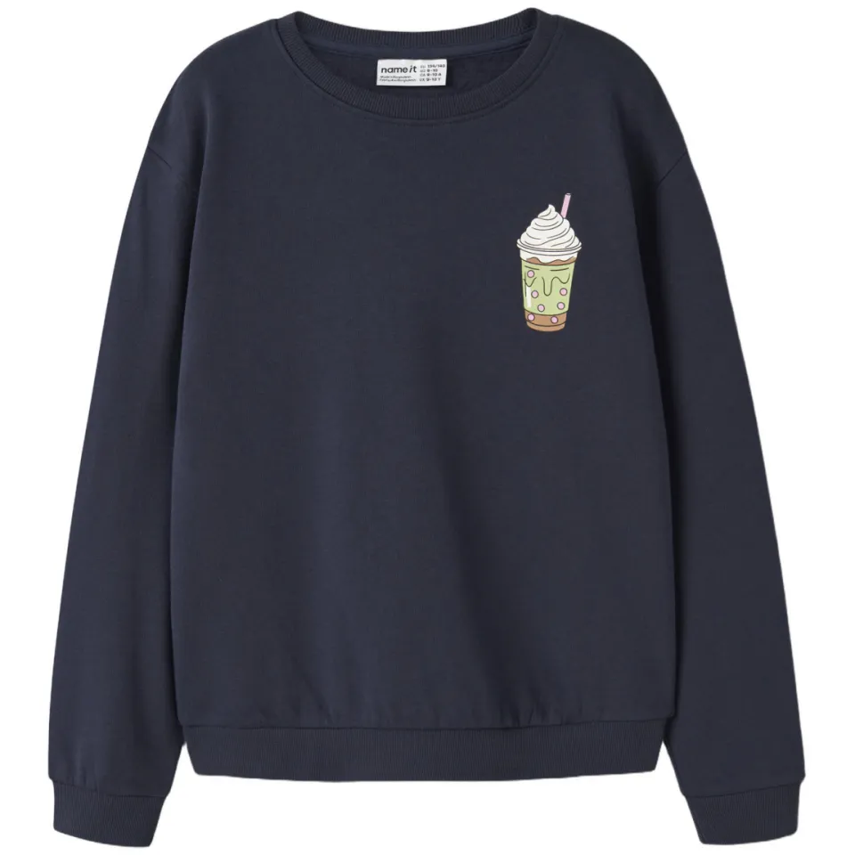 NAME IT KIDS sweater met backprint - donkerblauw, foto 2