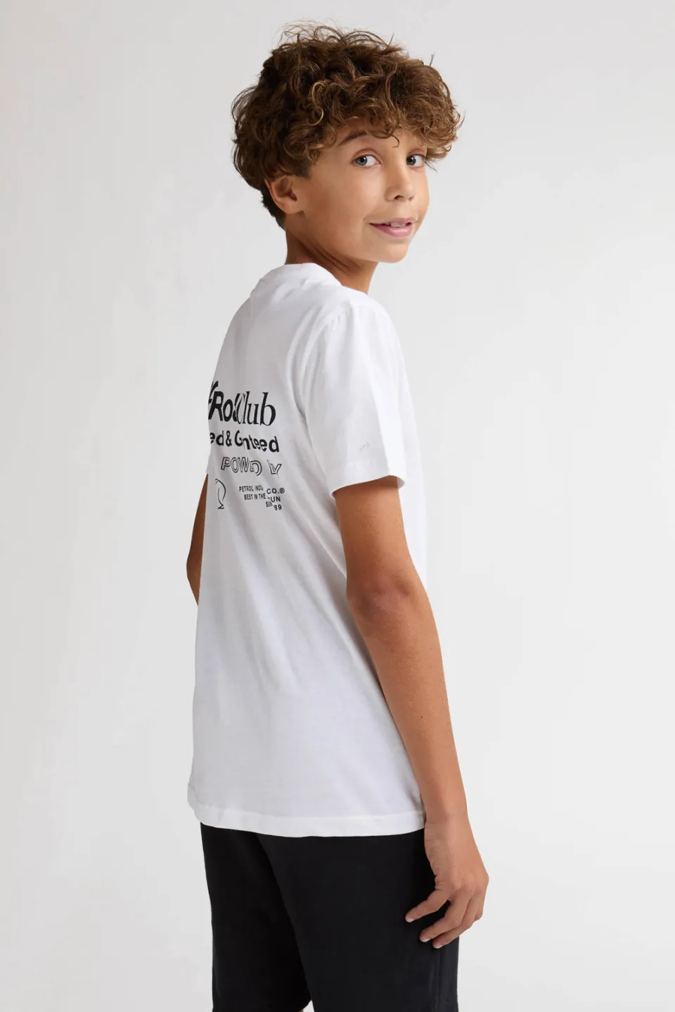 Petrol Industries t-shirt met backprint wit, foto 4