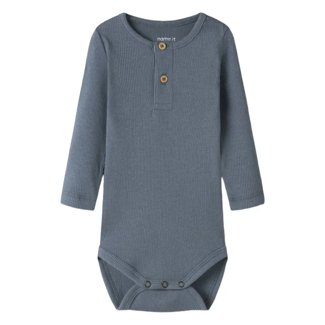 NAME IT BABY romper grijsblauw