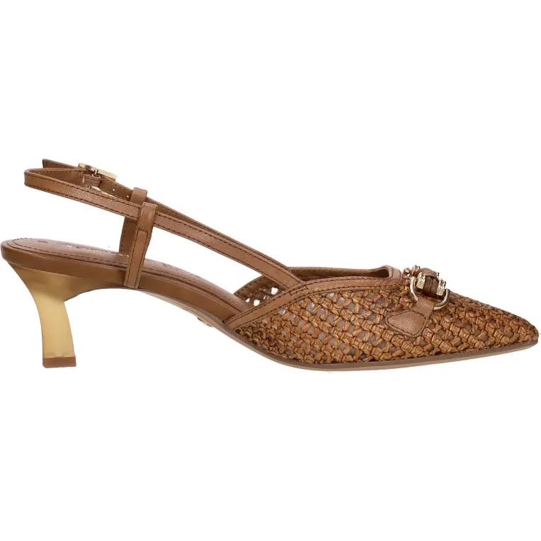 Tamaris 29634 slingback pumps cognac