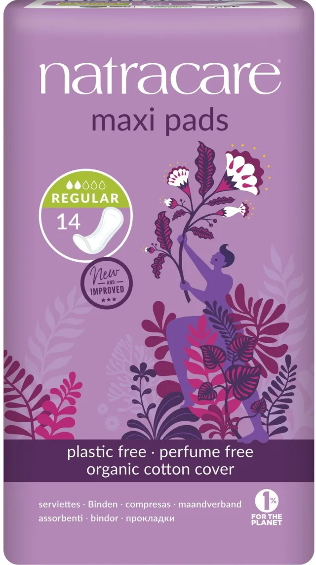 Natracare Maxi Pads Regular maandverband
