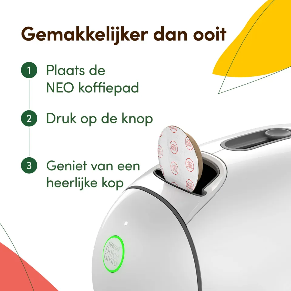 Krups KP8301NL Dolce Gusto Neo Caffè koffiecupmachine wit, foto 4