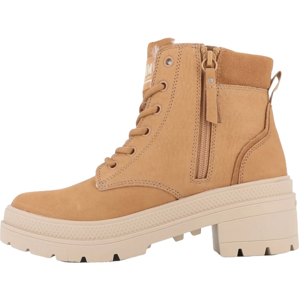 Palladium Pallarise NBK enkellaarzen cognac, foto 5