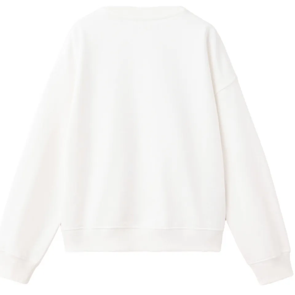 Mango Kids sweater met print - naturel/wit, foto 3