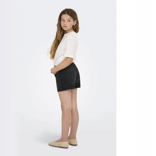 Only Girl denim straight short washed black, foto 3