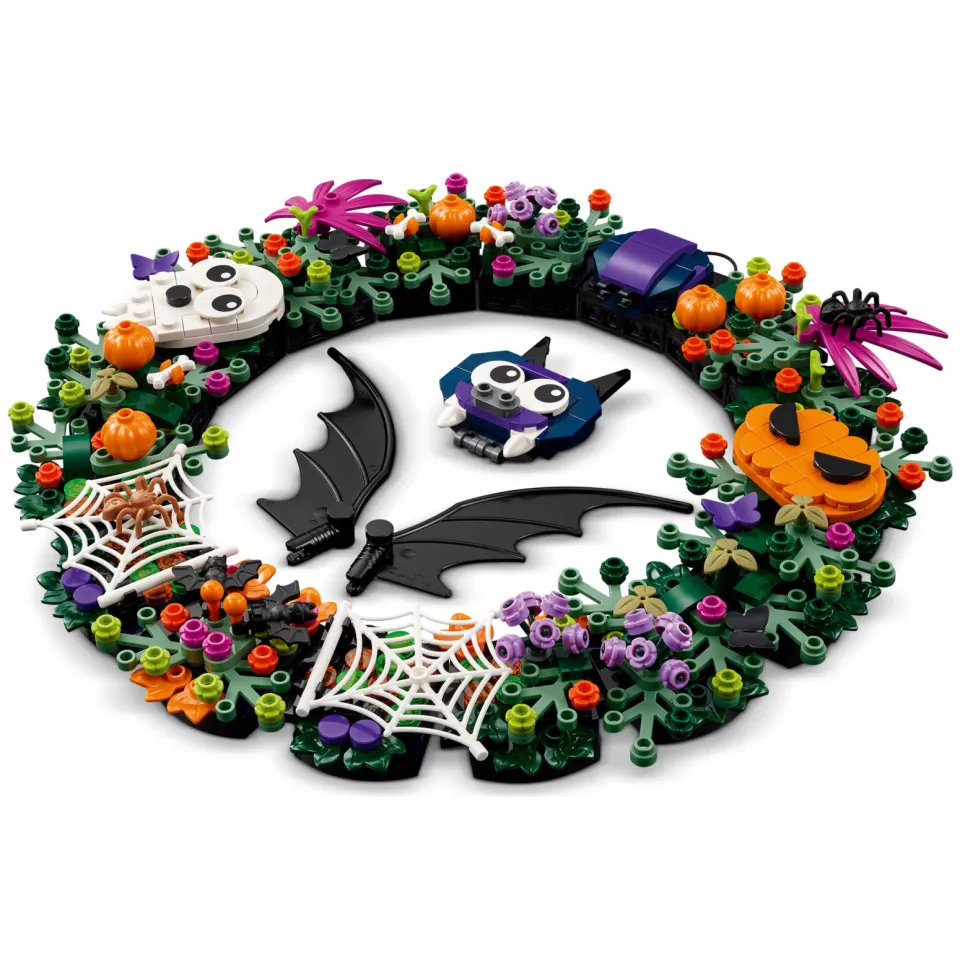 Lego Seasons and Occasions Halloweenkrans Halloween Decoratie 40825, foto 4