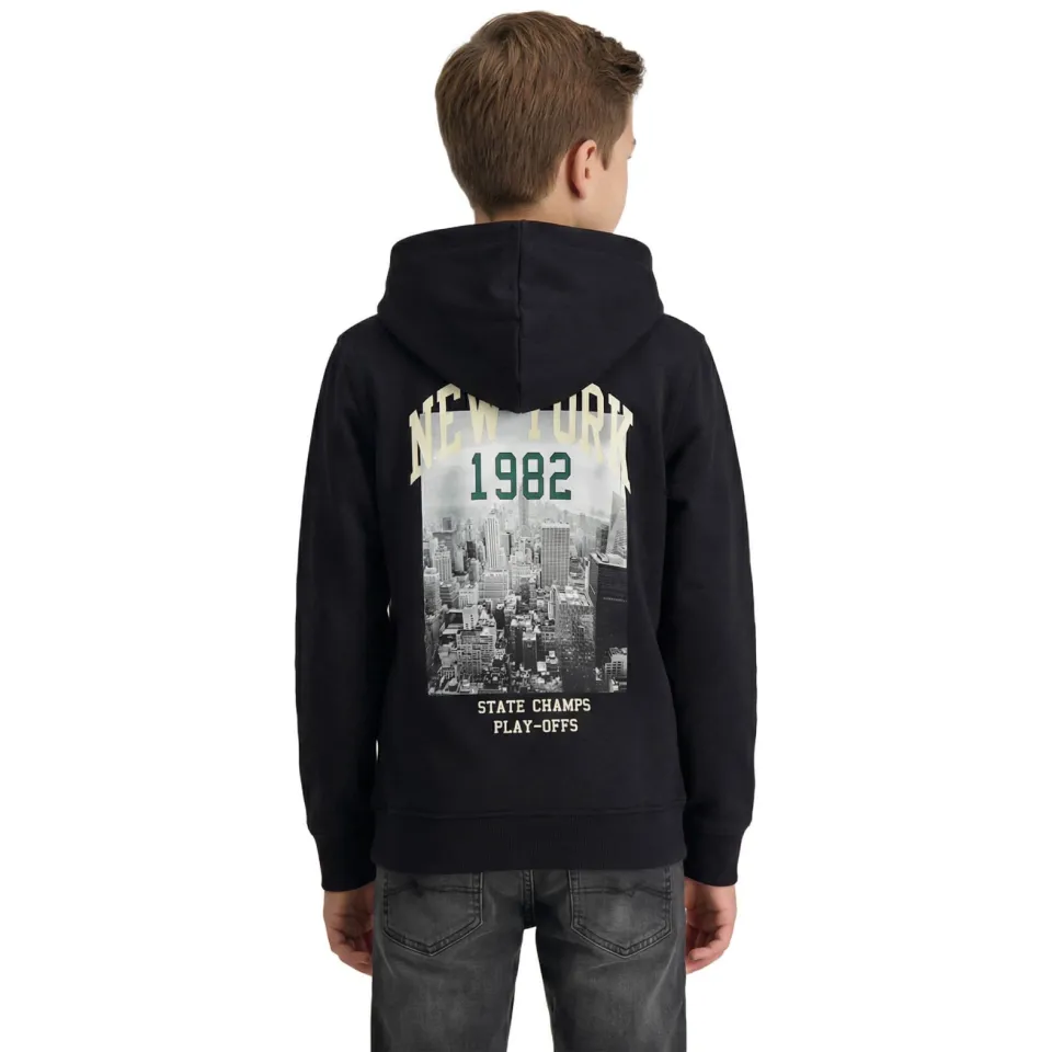 Cars hoodie met backprint - zwart Sweater Backprint