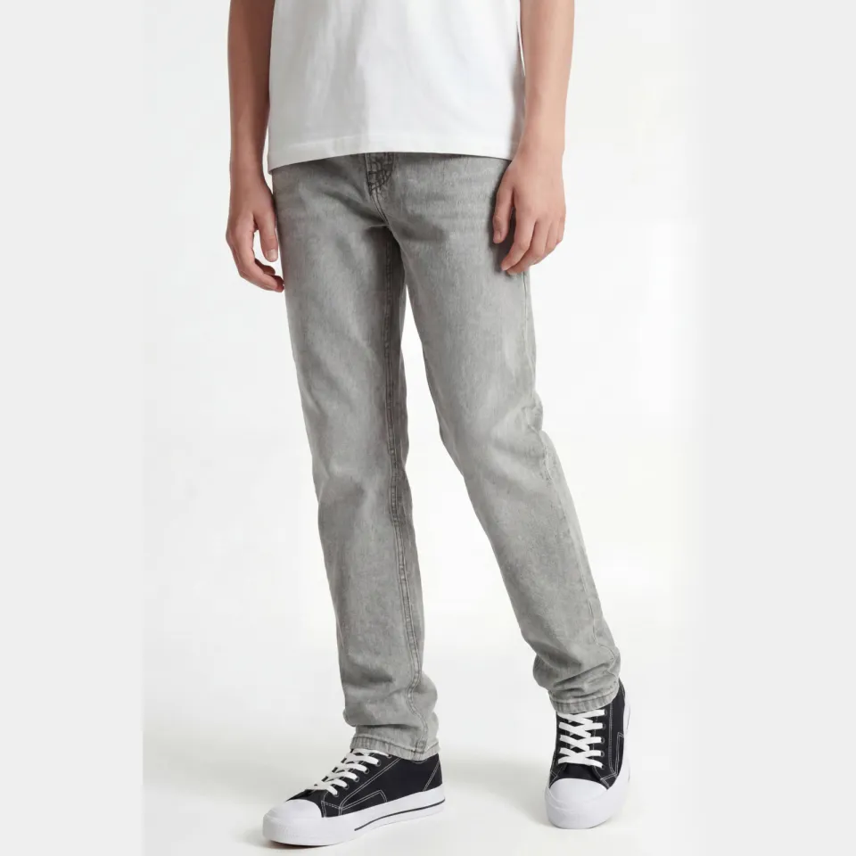 Jack & Jones JUNIOR loose fit jeans JJICHRIS grijs, foto 6