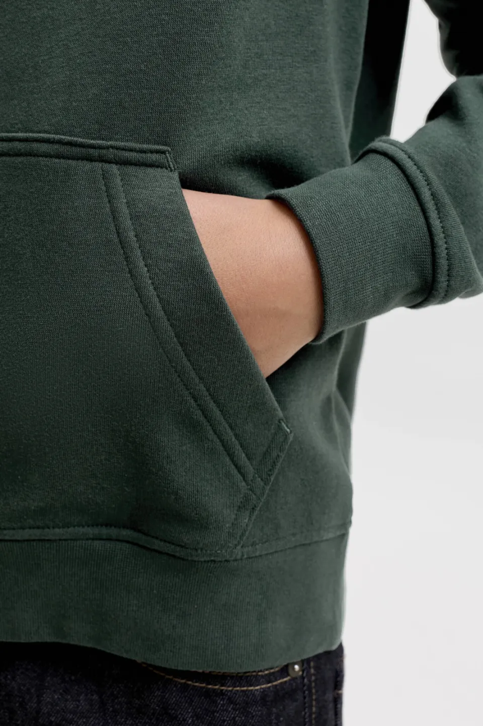 Jack & Jones JUNIOR hoodie donkergroen diep donkergroen, foto 6