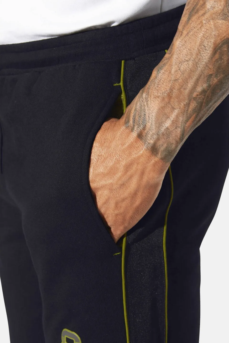 Jan Vanderstorm ROLFSTAD regular joggingbroek Plus zwart, foto 6
