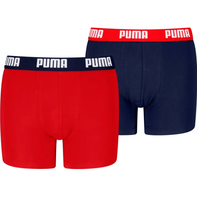 Puma boxershorts rood/donkerblauw (set van 2)