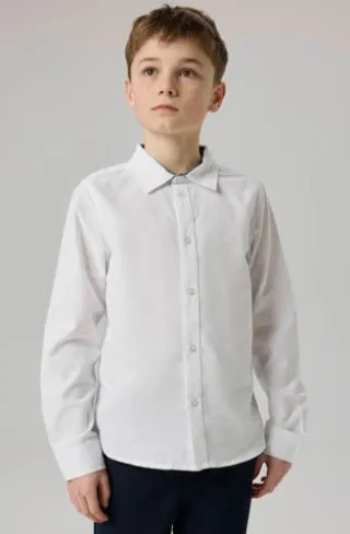 NAME IT KIDS overhemd NKMNEWSA met katoen wit, foto 5