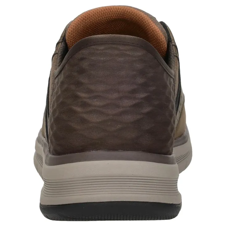 Skechers Slip-ins Orell Yates veterschoenen bruin, foto 6