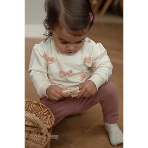 Dirkje rechtvallende sweater met print - wit, foto 4