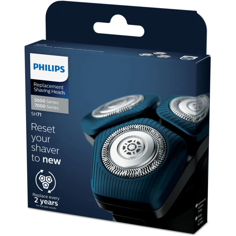 Philips SH71/50 vervangende scheerhoofden zilver, foto 3