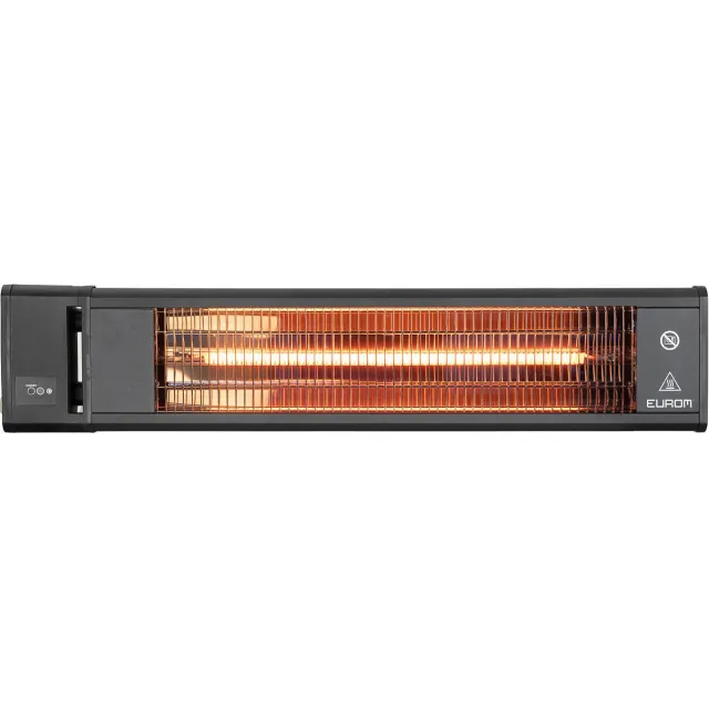Eurom terrasverwarmer TH1800R (incl. afstandsbediening) Zwart