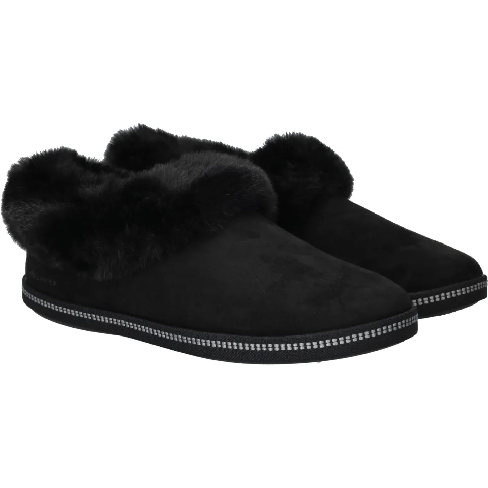Skechers Cozy Campfire Winter Nights pantoffels zwart, foto 4