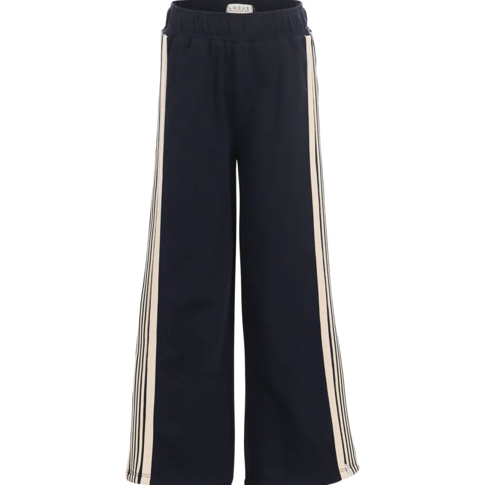LOOXS little relaxed fit gestreepte joggingbroek donkerblauw, foto 2